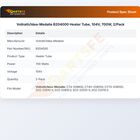 Vollrath/Idea-Medalie B204000 Oven Heater Tube 700W 104V 2-Pack