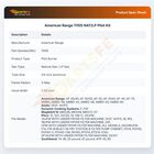 American Range 11105 NAT/LP Pilot Kit