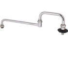 T&S Brass TS2848-4 18"Double Spout  , W/Nzzle,Leadfree
