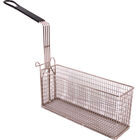 Henny Penny 59078 Open Fryer Basket Vinyl-Coated Handle 1/3 Size 13-1/2"L X 4"W