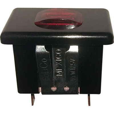 Vollrath 2515841-1 Indicator Lamp, 125V Red Dome