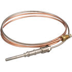 Montague BR65-1 Coaxial 48" Heavy Duty Thermocouple W/thick Capillary, 20-30 MV, 11/32"-32 Threads, Nickel Plated