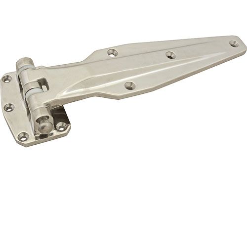Polar Hardware 414118 SS Hinge , 11/8"Ofst,131/8"L,SS