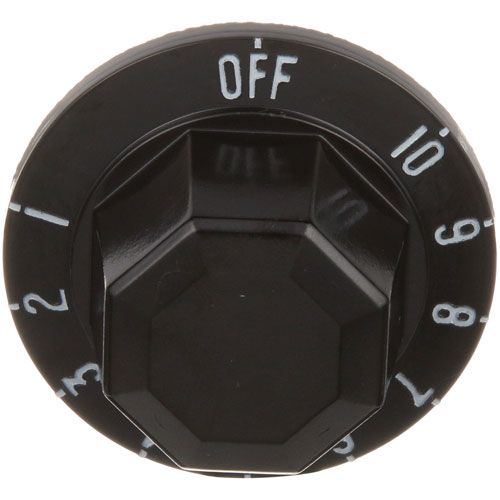 Blodgett 41006 Black Indicator Knob Printed White Number with OFF-1-10