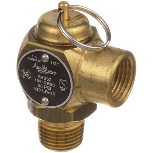 Cleveland KE54941-5 Safety Valve 1/2"M X 1/2"F, 339LBS/HR