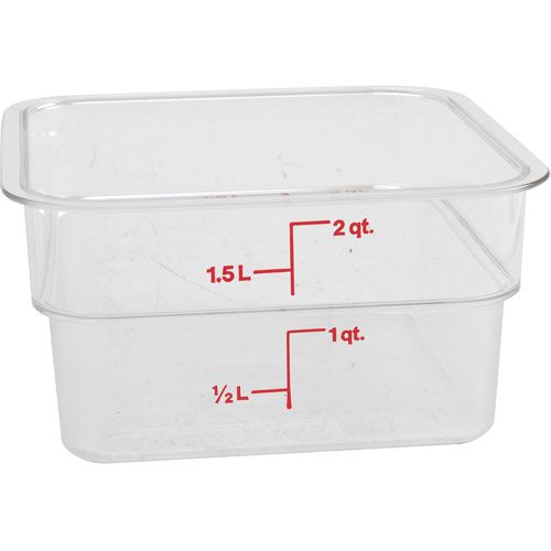 Container Clear  2qt For Cambro - Part# 2sfscw