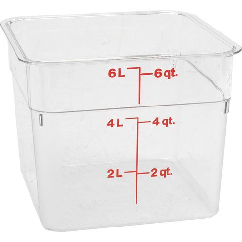 Container Clear  6qt For Cambro - Part# 6sfscw