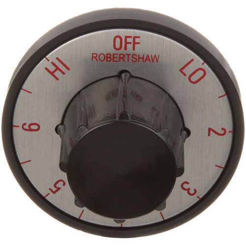 Delfield SEP90086 Steam Table Control Knob, 2" DIA., Off-Low-2-6-Hi,