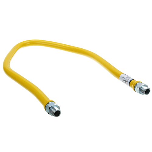 Dormont 44S0157-60 3/4" x 60" S/S Yellow Gas Hose, 350°F