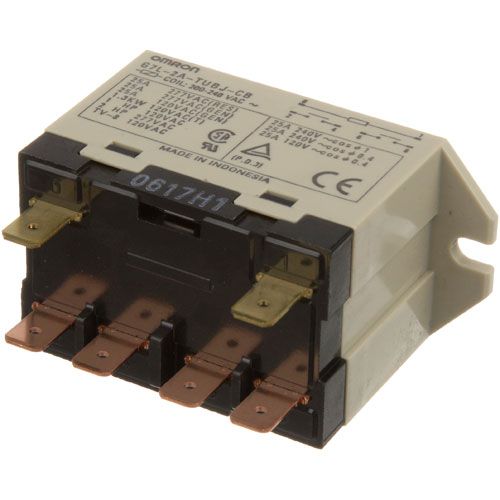 Frymaster 8073490 25A Control Relay W/6 Terminals, 200-240V Coil 