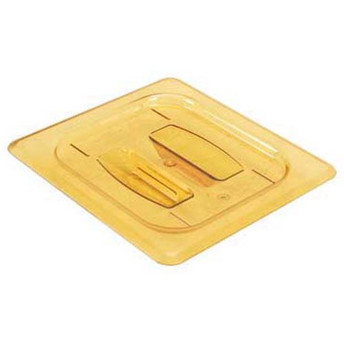 Hot Lid 1/6 Sz Solid-150amber For Cambro - Part# 60hpch