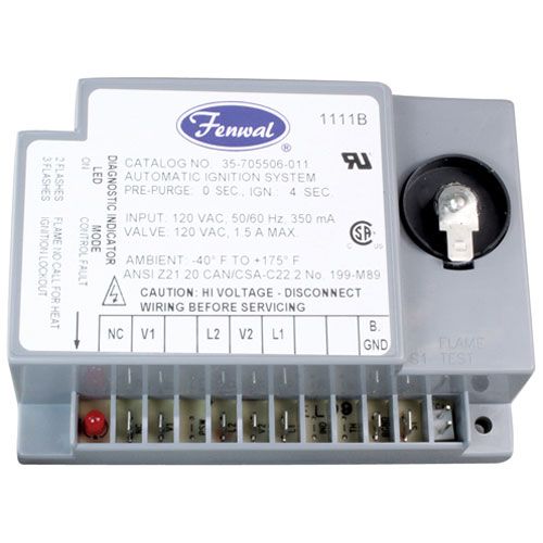 Imperial 35682 Fenwal 120v Spark Ignition Module W/ 1/4" Tab Spark Connection, 120V