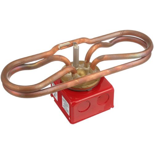 Metal Masters 305437 Immersion Heater with Cutout and Conduit Box, 12-3/4"L X 4"W X 2-11/16"D