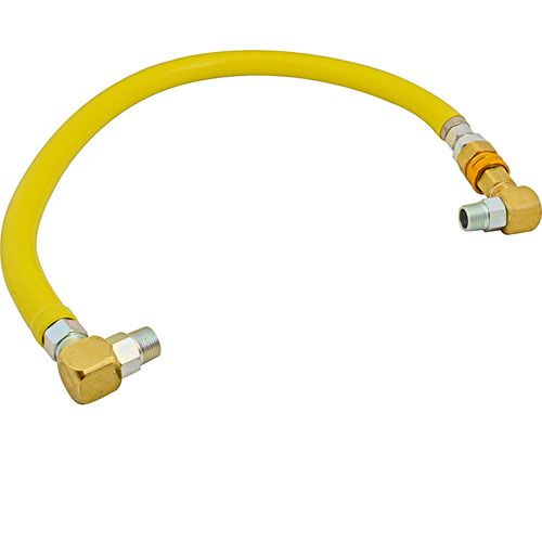 T&S Brass HG-4E-48S Gas Hose Flex Ctd 1 X 48 W/90  (5 3/ 4 O.D )