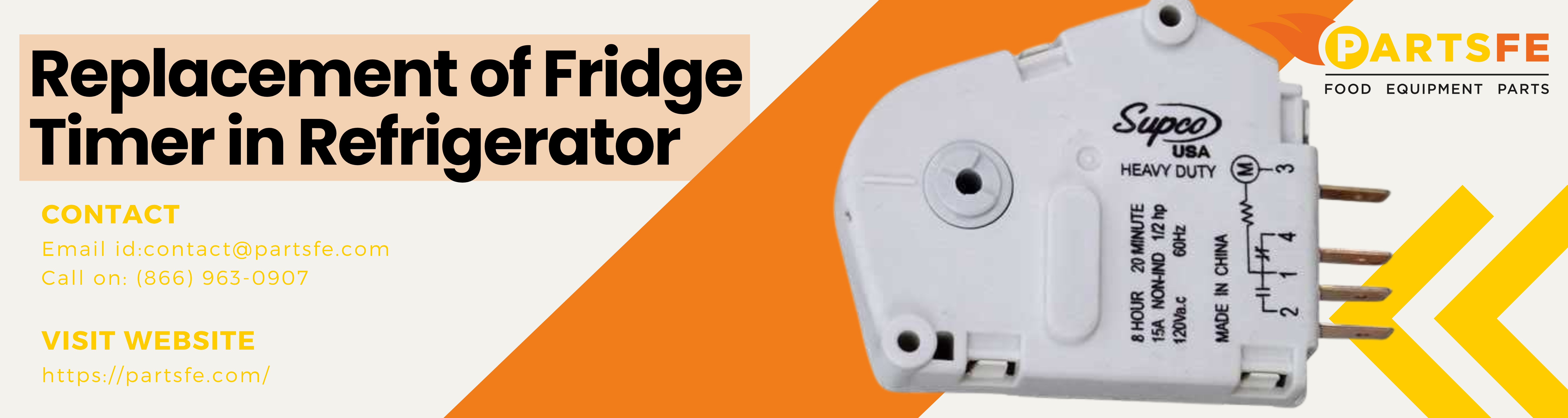 Change OR Replace your Fridge Timers PartsFe