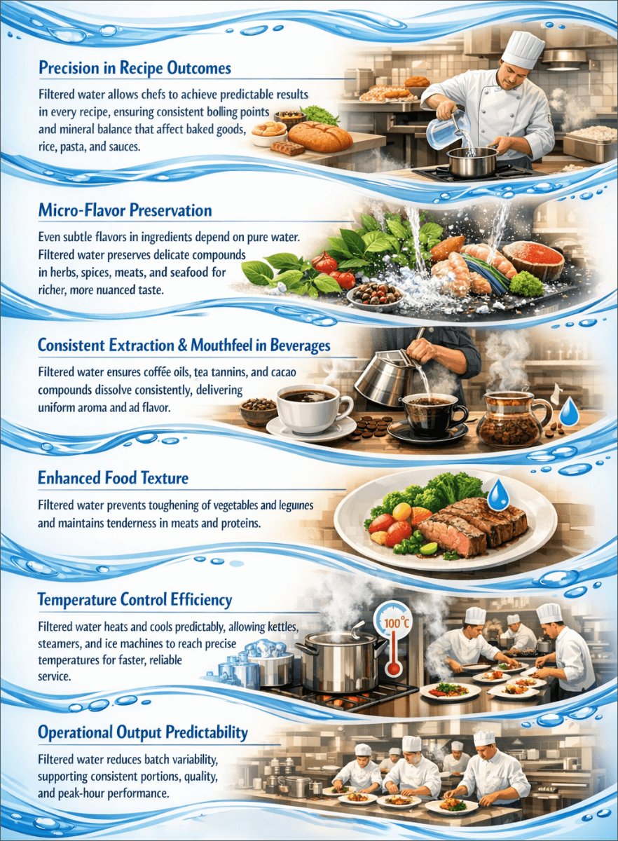 Impact of Filtered Water on Food Quality, Beverage Consistency, and Output_PartsFe