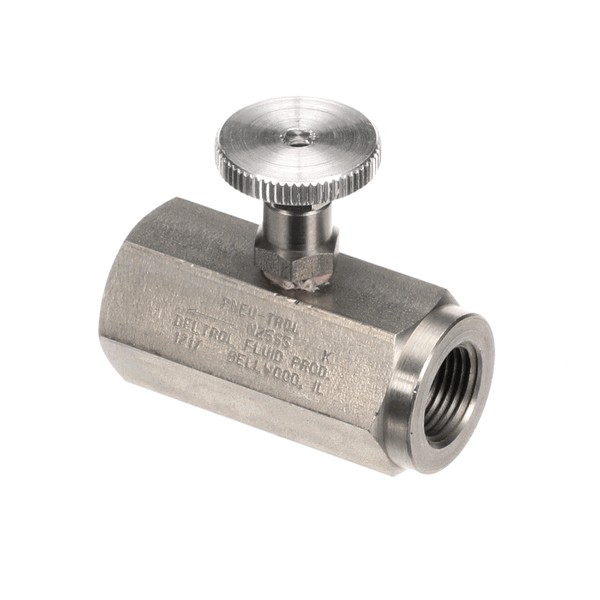 Pitco 60169002 Pasta Cooker Needle Valve 3/8" NPT S/S