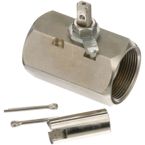 Henny Penny 55152 Fryer Drain Valve W/Coupling Handle 1-1/2" FPT X 3.450"
