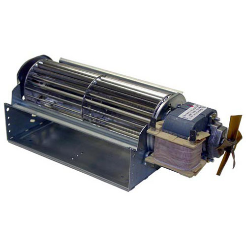 Hatco HT2.12.066 120V Blower Motor with Cooling Fan, 10-1/2" Long, 7-1/4" Wheel