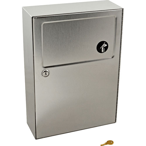 Bobrick B254 Surface Mounted Sanitary Napkin Disposal Unit Classic