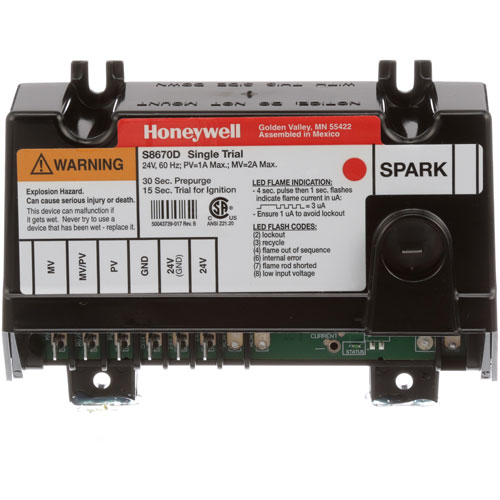 Lincoln 369393 Conveyor Oven Ignition Control Module 24V 60Hz