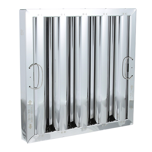 Component Hardware Group F50-1616 16x16 S/S Baffle Hood Filter, Type 6