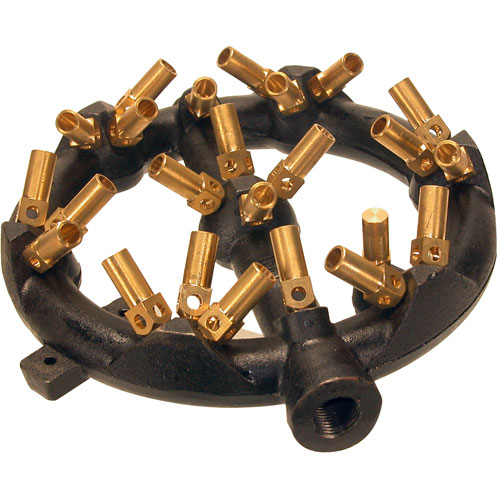 Allpoints 1561005 Wok Burner (9"OD,NAT,W/23 Jets)