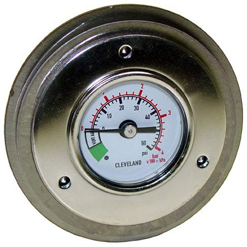 Cleveland SE00056 Kettle Pressure Gauge 1.5" 0-60 PSI