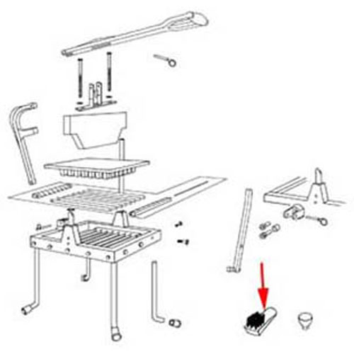 Vollrath VOL4425 Lettuce Cutter Brush