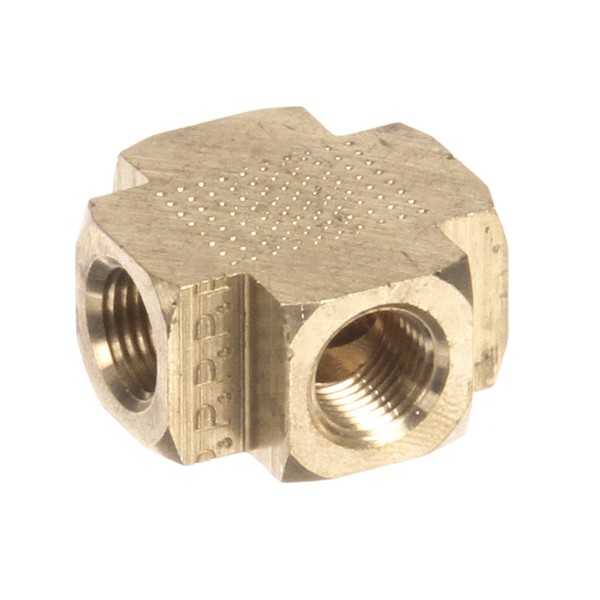 Frymaster 8130378 Gas Fryer Cross Fitting Brass 1/8" Female NPT