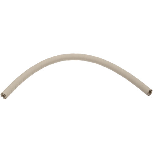 Cleveland 08504 1/2" White Braided Silicone Steam Hose, 1/2" ID x 15/16" OD