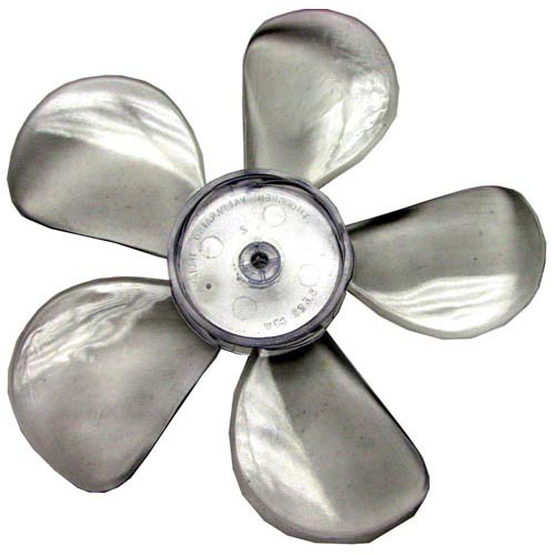 Randell RF FAN005 5-1/2" CCW Evaporator Fan Blade W/  3/16" Hole