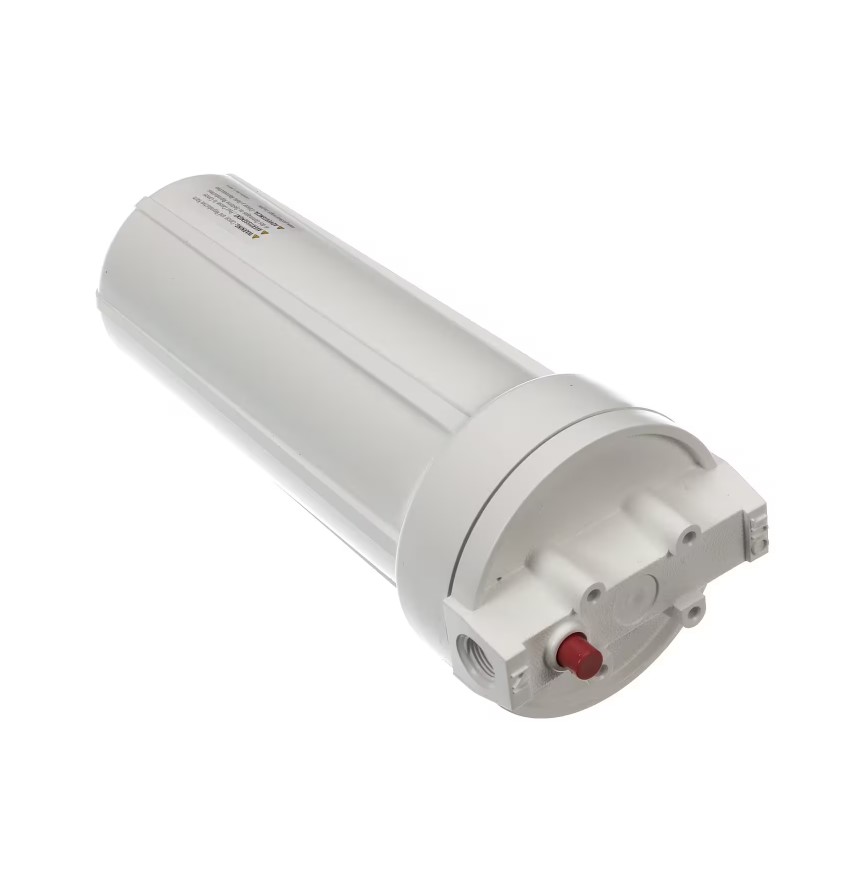 Everpure 158149 Filter Housing W/Pressure Release White Slim Line 3/8" Inlet/Outlet 10"