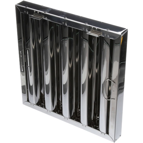 Component Hardware Group FR51-1616-H Hoold Filter, Type6, 16 X 16 X 2;1616HRSS, Stainless Steel, BTM Bracket
