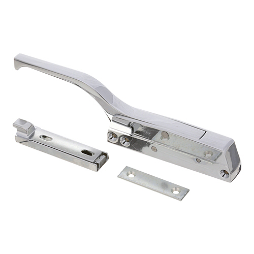 Hatco 04.26.001 Magnetic Latch with Strike Curved Handle W/O Lock, Length 10-1/2" Width 1"