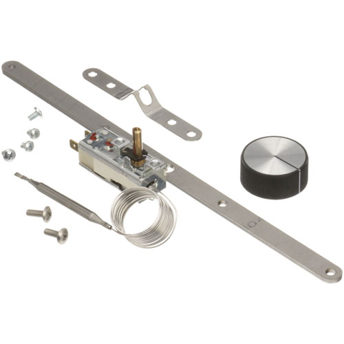 Hatco R02-16-046 T150 Thermostat W/ 1/4" X 3" Bulb & Indicator Knob,  Cap 64"