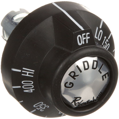 Vulcan Hart 00-715074 Black 1-15/16" DIA Knob with 1-1/4" Protrusion Extends