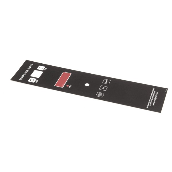 Blodgett 51392 Electric Deck Oven Control Decal SSD 1415