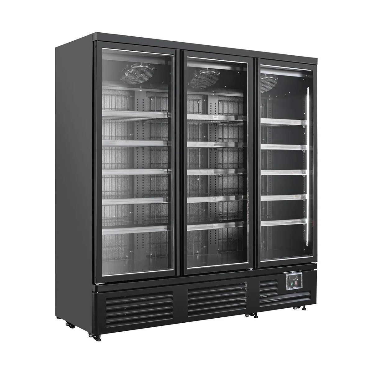 VITLIFE Commercial VKDC-P1973TG 75" 3-Glass Door Merchandiser, 55 Cu. Ft.