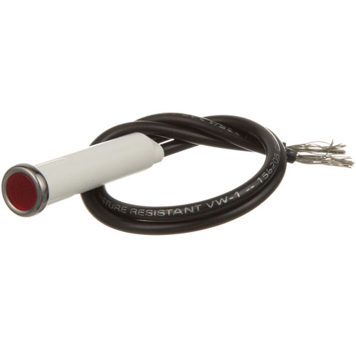 Lang 2J-31601-01 Red Flat Signal Light 5/16" 250V