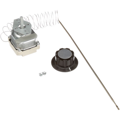 Bakers Pride BKPM1098X Thermostat W/Dial Knob Screw EGO 1/8" X 10" Nickel Bulb 680&deg;F 60" CAP