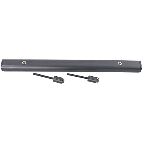 True 879473 Refrigerator Door Handle Kit Black Plastic 12"