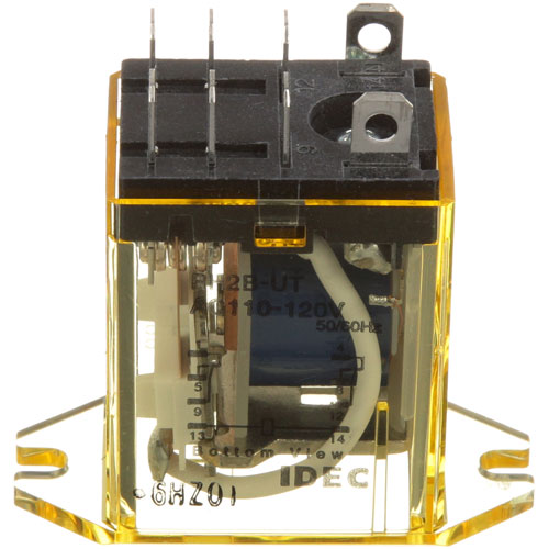 Champion 111068 10A Relay, 120/240V W/3/16" (8)male Terminals,1-11/16" MT CTRS for Steamer