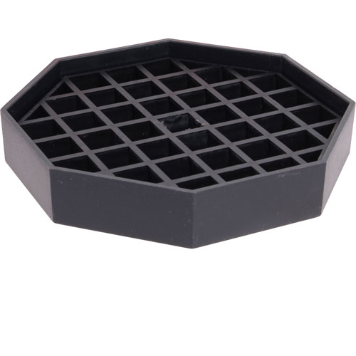 Bar Maid CR1451B Tray Drip W/Grid Black 4-1/8"