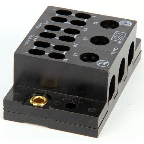 Frymaster FM8070878 Electric Fryer Terminal Block 3 Lug 12 Pins
