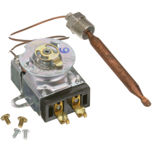 Hatco HT2-16-001A Thermostat S 100&deg;-200&deg;F 13/8" X 4-3/32" Bulb 12" CAP