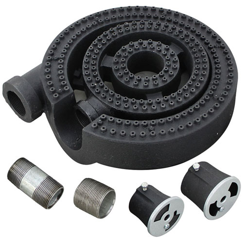 Dynamic Cooking Systems 12028 3-Ring Burner Assembly Cast Iron 12" DIA