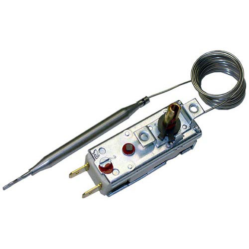 Hatco HT2.16.039 EGO Thermostat, 1/4" TERM, D STEM Flat Left, 82-200F,TEMP, FSD