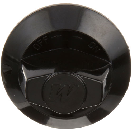 Hobart 719257-00002 Black Knob 2-1/2 D, Off-On