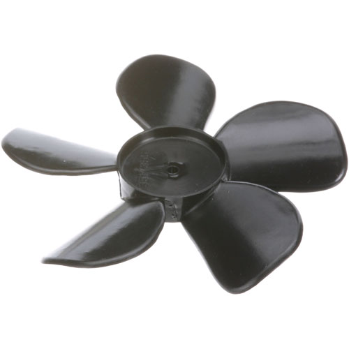 Nor-Lake 123389 5 Black Plastic Fan Blades, 5-1/2", CW Rotation, 3/16" Hole